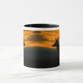Mug Cerf rouge à l'aube (Centre)