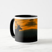 Mug Cerf rouge à l'aube (Devant gauche)