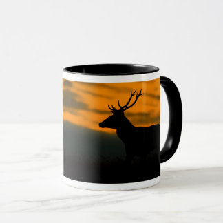 Mug Cerf rouge à l'aube