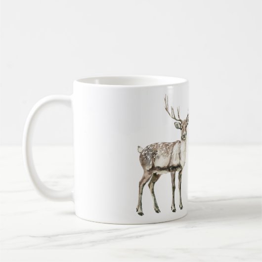 Mug Cerf rustique (Gauche)