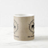 Mug Cerf rustique Customisé (Centre)