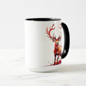 Mug Cerf sauvage pour toujours (Devant droit)