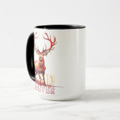 Mug Cerf sauvage pour toujours (Devant gauche)