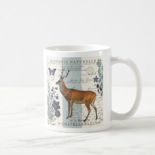 Mug cerf vintage moderne