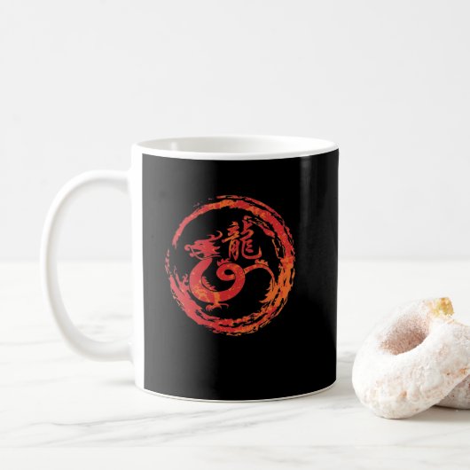 Mug Cerf-volant chinois (Avec donut)