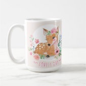 Mug Cerfs Belle Journée Dehors Parmi De Belles Fleurs (Gauche)