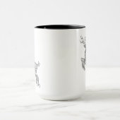 Mug Cerfs communs à cornes magiques avec le (Centre)