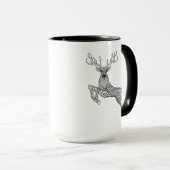 Mug Cerfs communs à cornes magiques avec le (Devant droit)