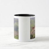 Mug Cerfs communs Blanc-Coupés la queue (Centre)