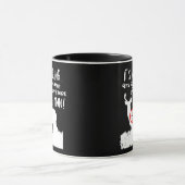 Mug Cerfs communs drôles de mâle de citation d'hommes (Centre)