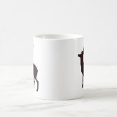 Mug Cerfs communs féminins modernes (Centre)