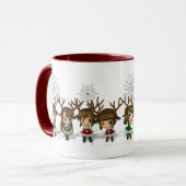 Mug Cerfs communs tous de Chibi (Devant gauche)