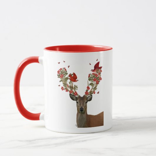 Mug Cerfs et Inséparables 2 (Gauche)