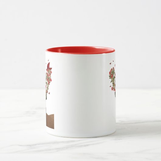 Mug Cerfs et Inséparables 2 (Centre)