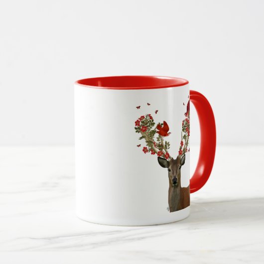 Mug Cerfs et Inséparables 2 (Devant droit)