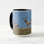 Mug Cerfs Mulets D9 en Velours (Devant gauche)
