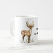 Mug Cerfs portant des fleurs (Devant gauche)
