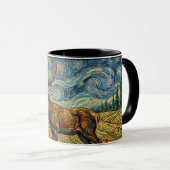 Mug cerfs sur l'habitat (Devant droit)