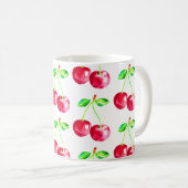 Mug Cerise, Cerises rouges (Devant droit)
