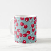 Mug Cerise d'hiver. (Devant gauche)