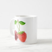 Mug Cerise et fraise ensemble (Devant gauche)