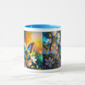 Mug Cerise Imaginaire Sunrise Papillon  (Centre)