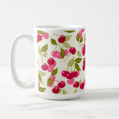 Mug Cerise rouge mûre . (Gauche)