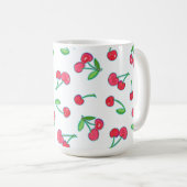 Mug Cerise sur la Musique supérieure (Devant droit)