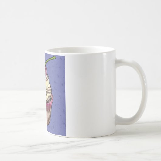 Mug Cerise sur le bleu (Droite)