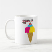 Mug Cerise sur le dessus 01 (Gauche)