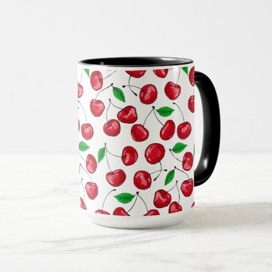 Mug Cerises (Devant droit)