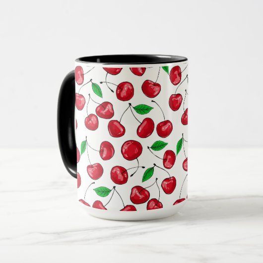 Mug Cerises (Devant gauche)