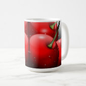 Mug Cerises avec gouttes de ragoût (Devant droit)