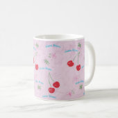 Mug Cerises bisou bisou (Devant droit)