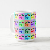 Mug Cerises colorées - Pop Art (Devant gauche)