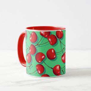 Mug Cerises d'aquarelle