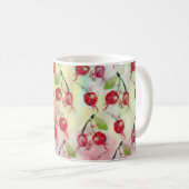 Mug Cerises d'aquarelle cool illustration motif (Devant droit)