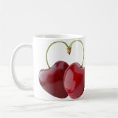 Mug Cerises en forme de coeur (Gauche)