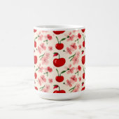 Mug Cerises et fleurs roses (Centre)