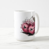 Mug Cerises Grincheuses (Devant droit)