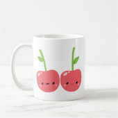 Mug Cerises mignonnes juteuses de Kawaii (Gauche)