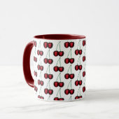 Mug Cerises Rouge mûr Cerise Fruit d'été Imprimer (Devant gauche)