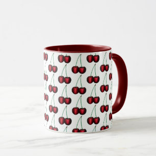 Mug Cerises Rouge mûr Cerise Fruit d'été Imprimer