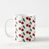 Mug Cerises rouges lumineuses (Gauche)