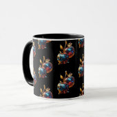 Mug Cerises trempées métalliques (Devant gauche)