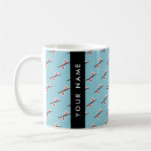 Mug Cerisier à fleurs, rose Sakura, Votre Nom (Gauche)