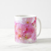 Mug Cerisier japonais aux fleurs rose pastel (Devant droit)