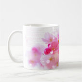 Mug Cerisier japonais aux fleurs rose pastel (Gauche)