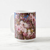 Mug Cerisier rose de printemps en fleurs (Devant gauche)