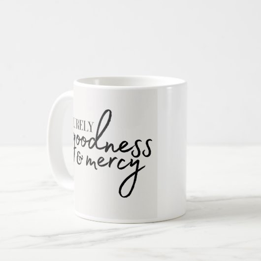 Mug Certainement bonté et miséricorde (Devant gauche)